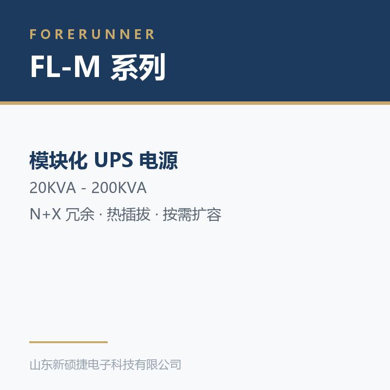 FL-M 系列模块化 UPS(枣庄市UPS电源)